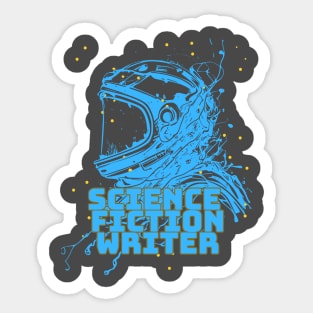 science fiction writer Sticker